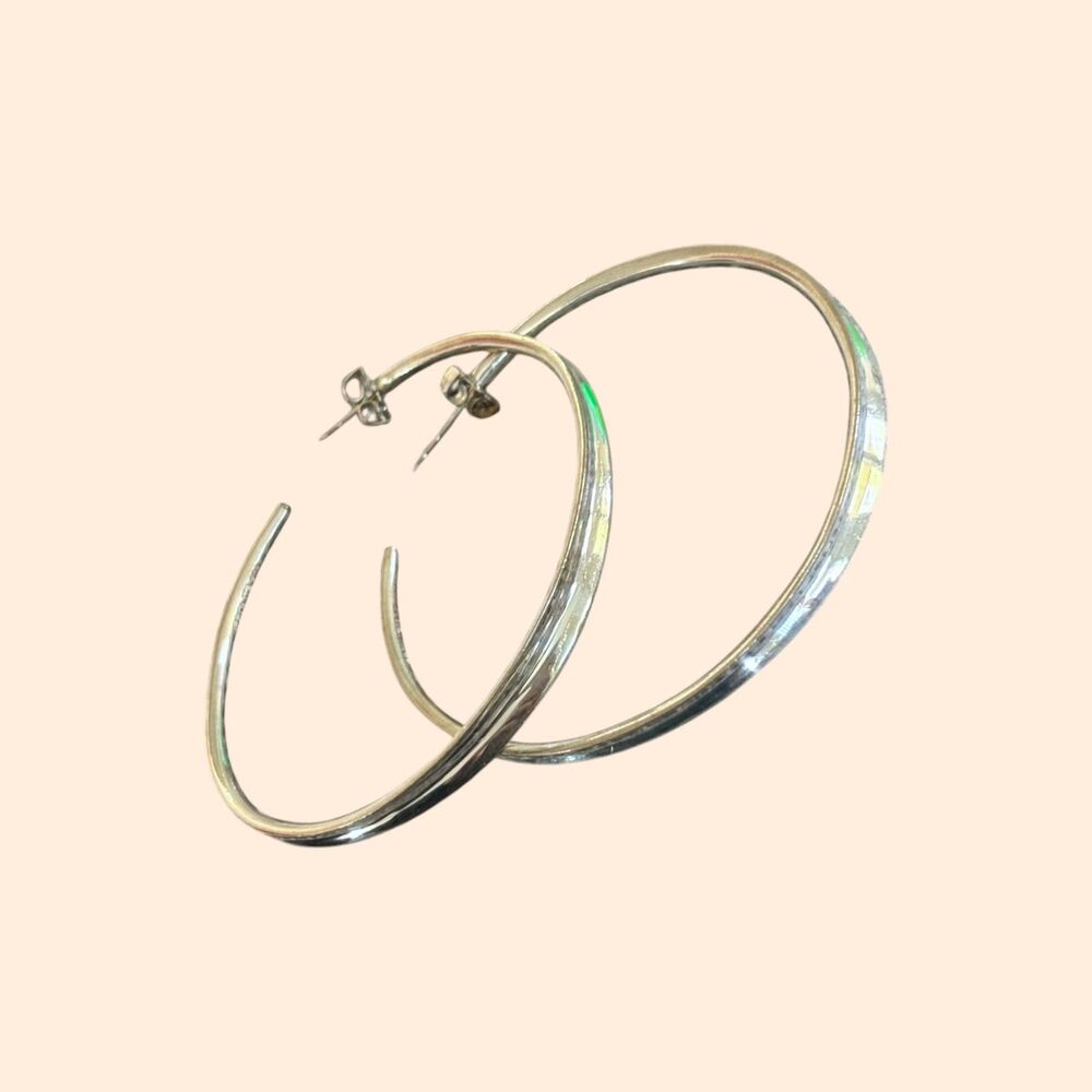 Ippolita 925 Sterling Silver Hoop Earrings